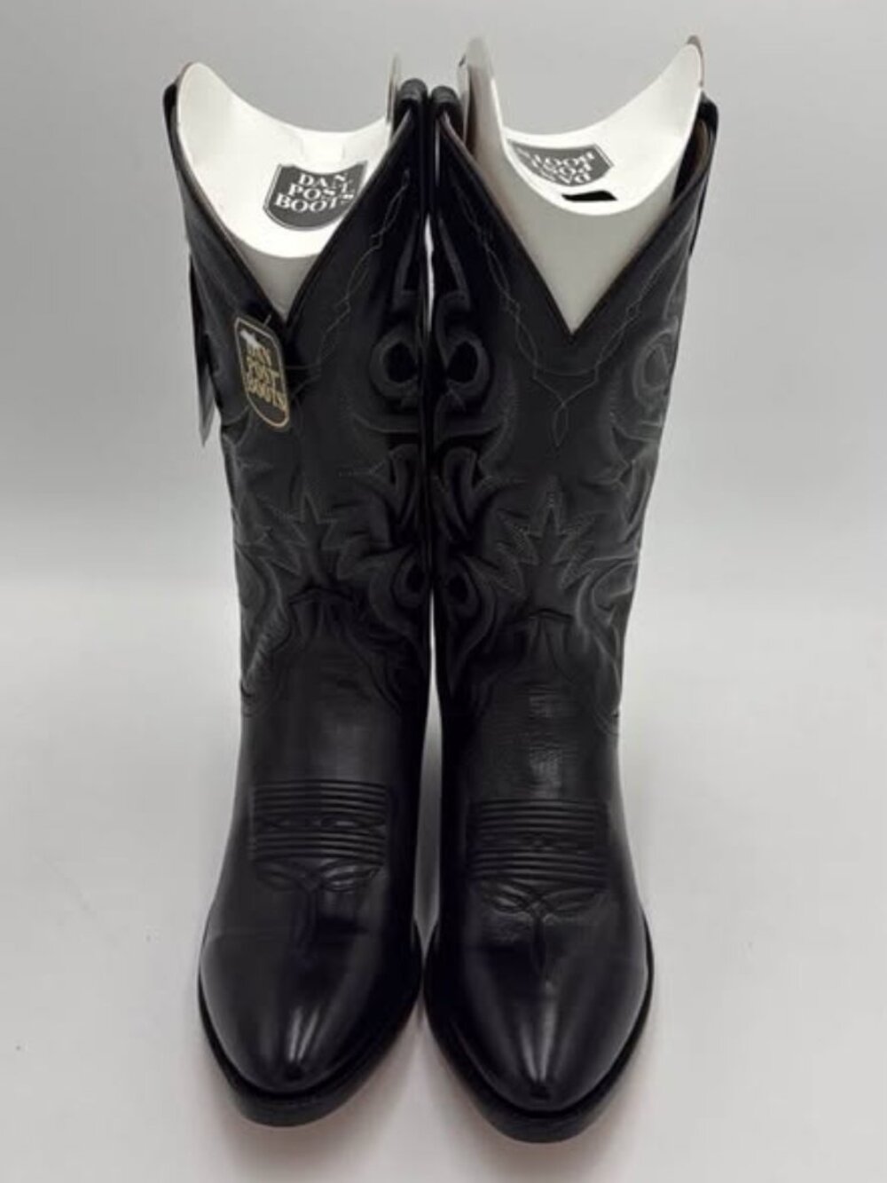 Dan Post Men’s Black Mignon Corona Leather Cowboy Boots. (Sizes in description)